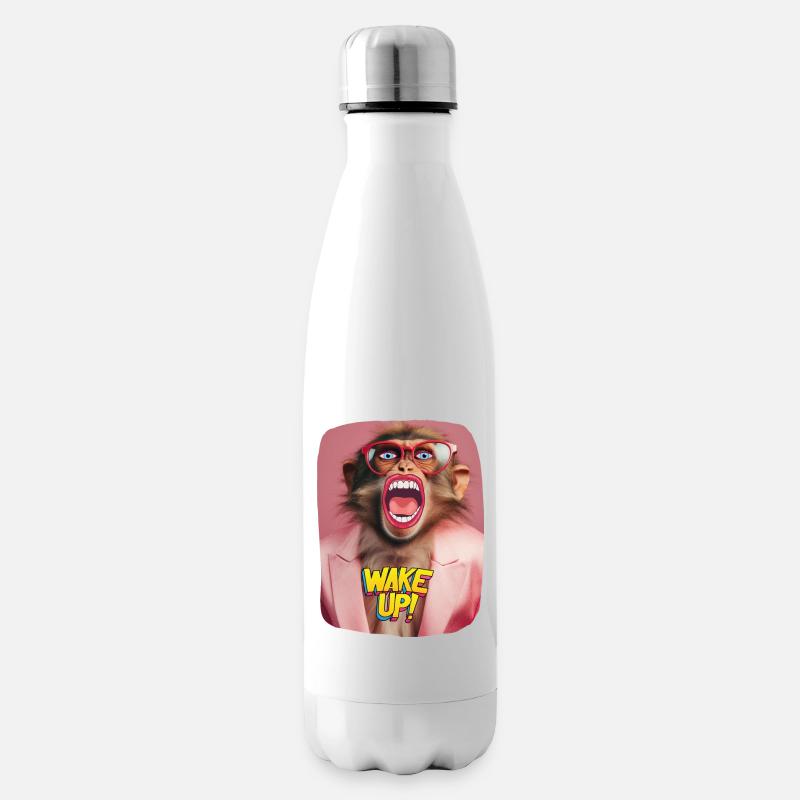 Appel de réveil - Bouteille isotherme - blanc