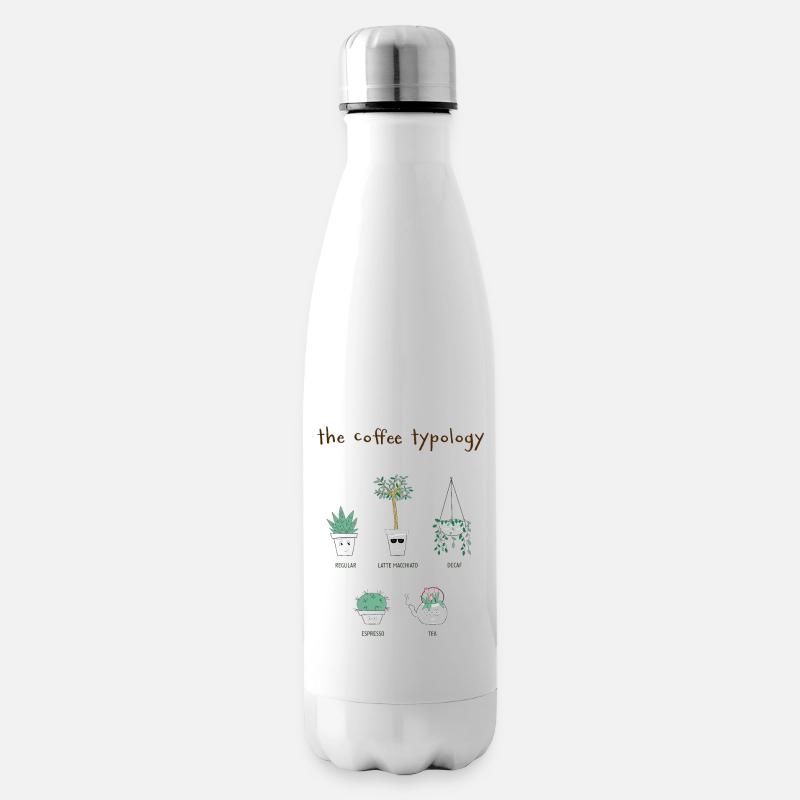 Kaffee Typologie - Isolierflasche - Weiß