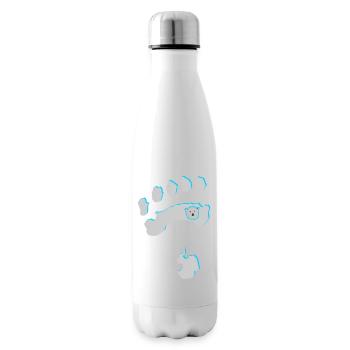 Eisbär 8 - Isolierflasche - Weiß - Rechts