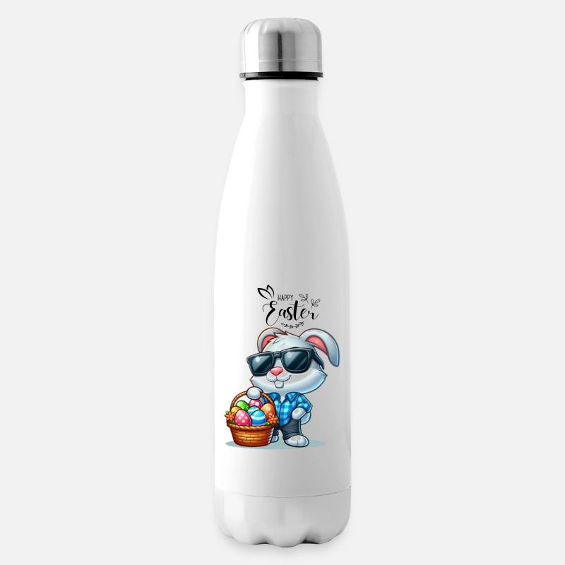 Joyeuses Pâques - Bouteille isotherme - blanc