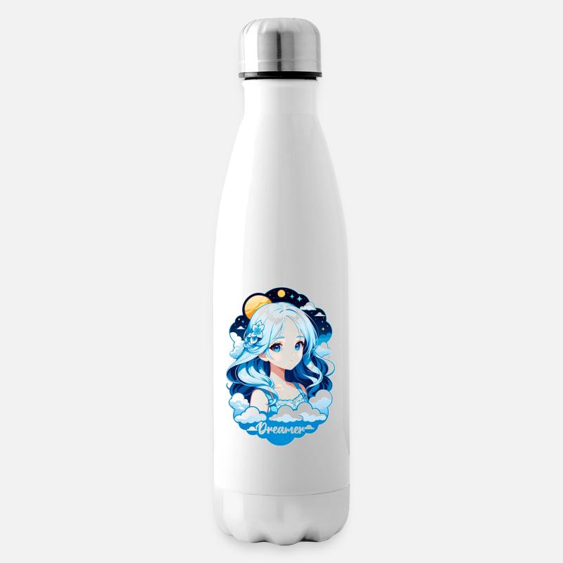 Träumer - Träumer - Träumer - Traum - Träumerei - Isolierflasche - Weiß