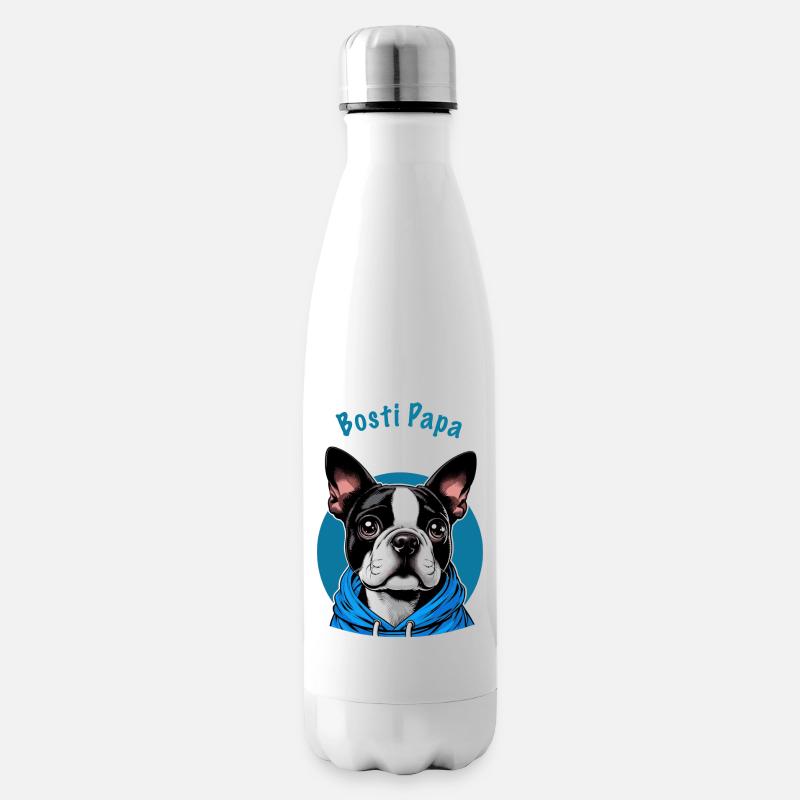 Bosti Papa - Isolierflasche - Weiß