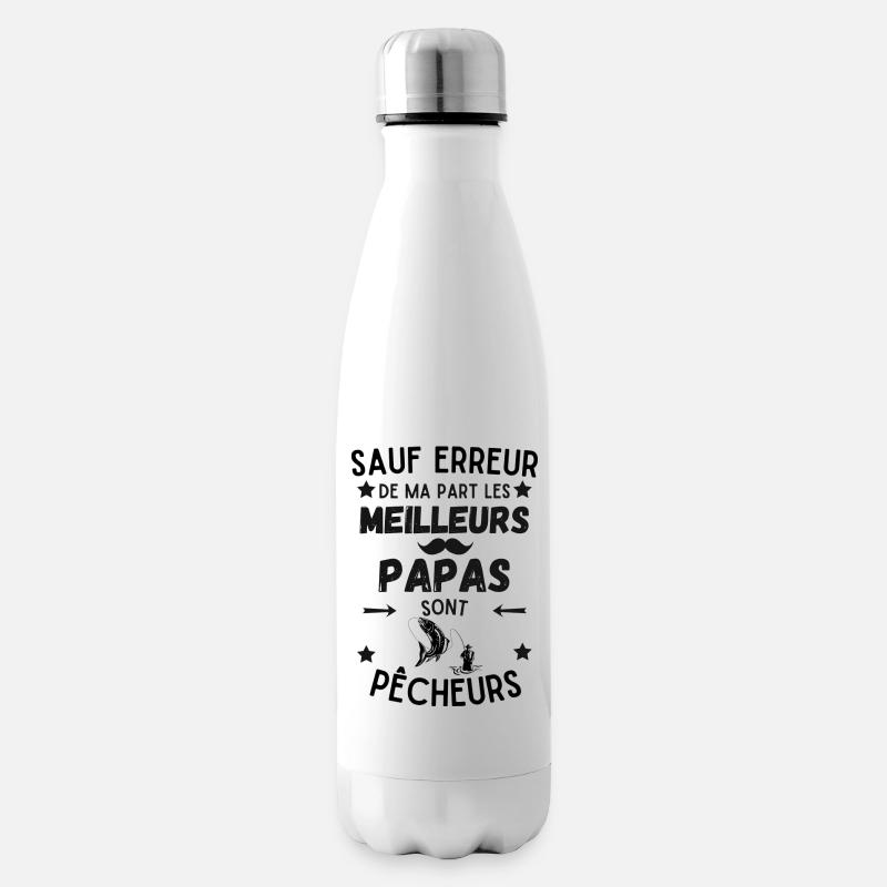 FATHER SINNER - Insulated Water Bottle - white