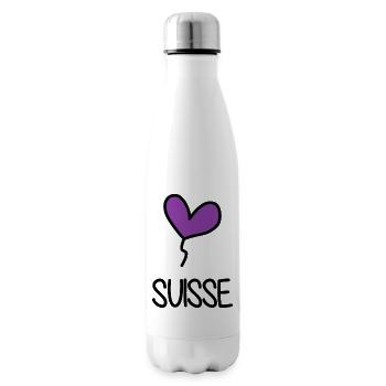 SCHWEIZ. LAND - Isolierflasche - Weiß - Rechts