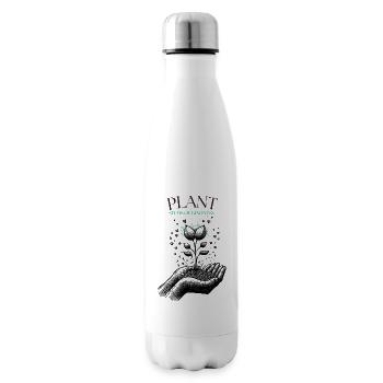 Samen der Güte pflanzen - Isolierflasche - Weiß - Rechts