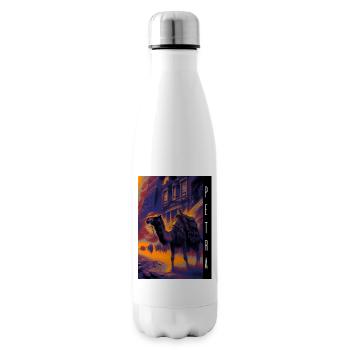 Petra in Jordan - Insulated Water Bottle - white - Right