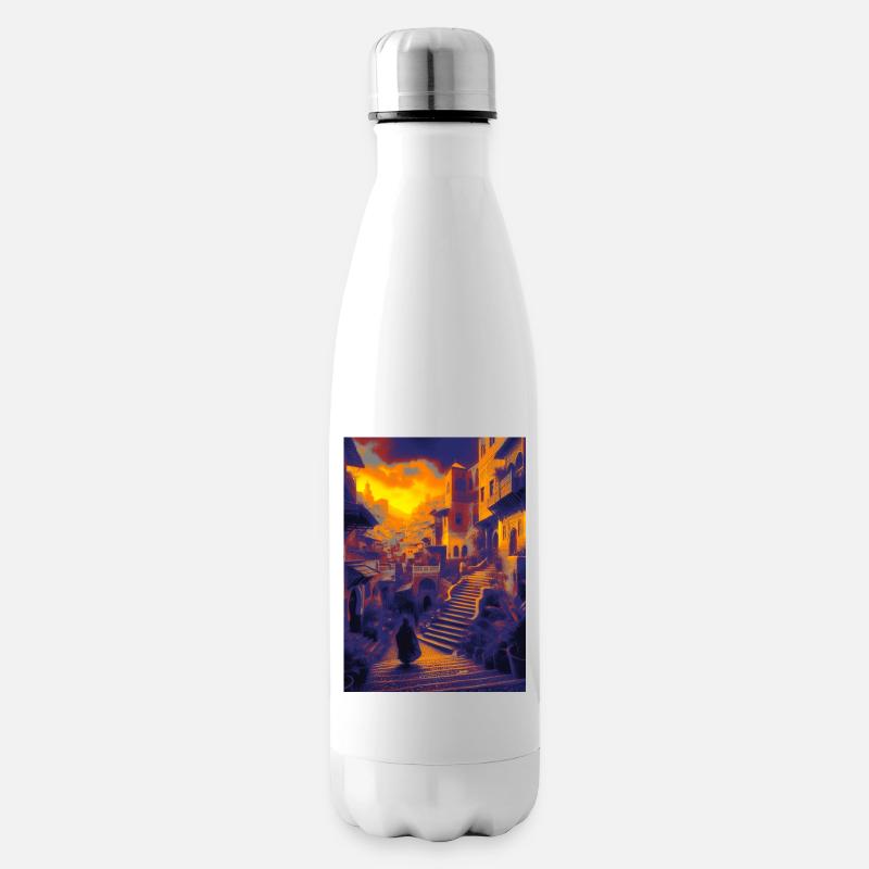 Maroc Village - Bouteille isotherme - blanc