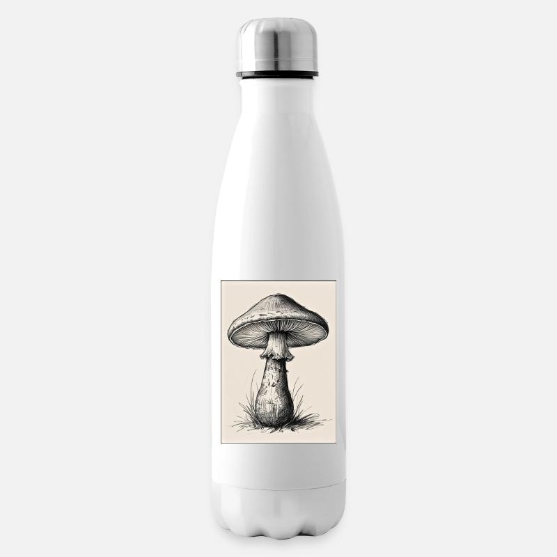 Pilzomania - Isolierflasche - Weiß
