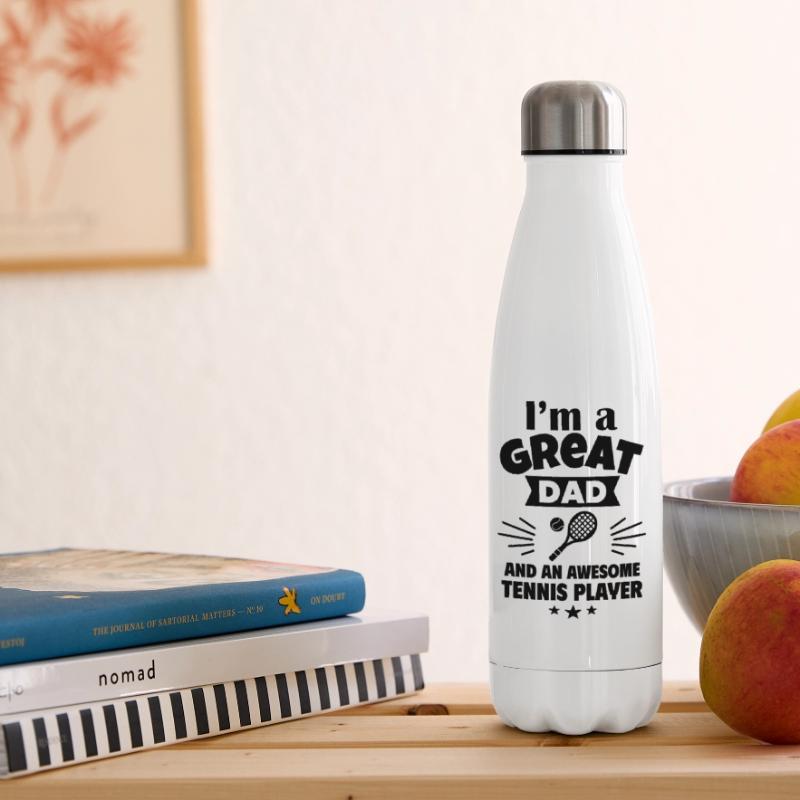 Ich bin ein toller Papa und ein Tennis-Ass Isolierflasche
