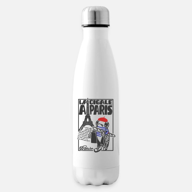 Cigale Paris - Bouteille isotherme - blanc