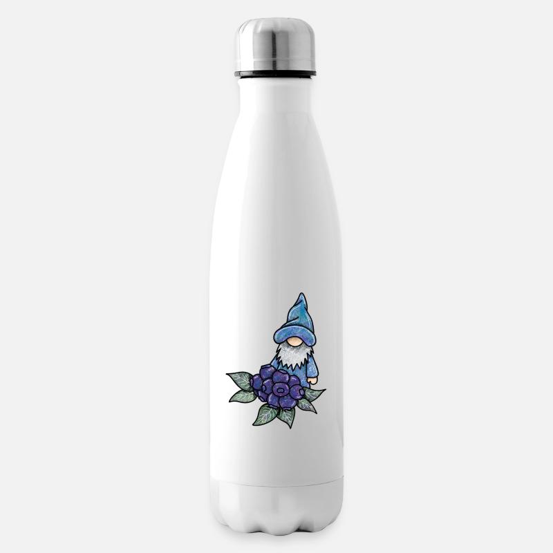 Nain aux myrtilles - Bouteille isotherme - blanc