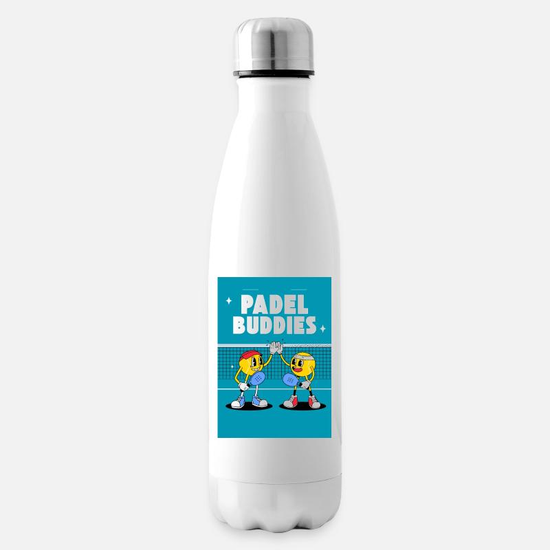 Padel Buddies High Five Duo - Isolierflasche - Weiß