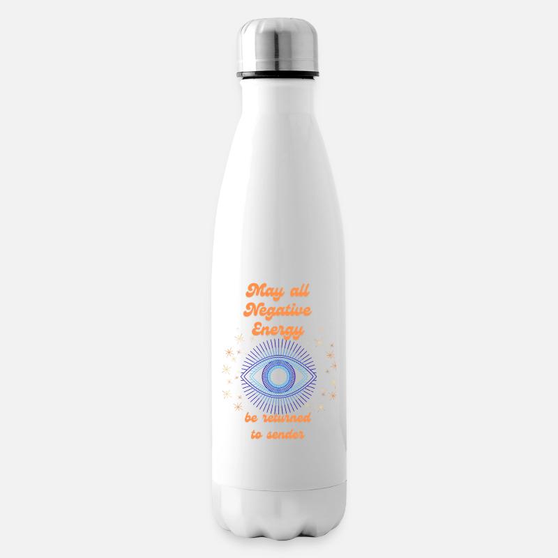 No Negative Energy - Isolierflasche - Weiß