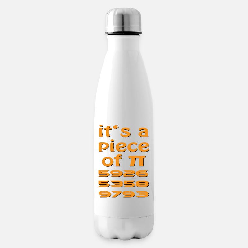 Piece of PI - Isolierflasche - Weiß