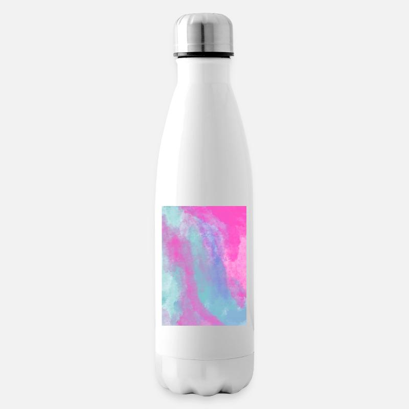 Gradient Spring customizable - Insulated Water Bottle - white
