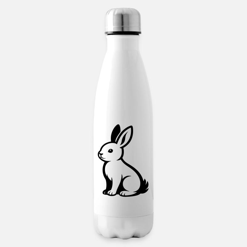 Lièvre - Bouteille isotherme - blanc