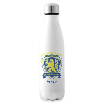 Je Ne Suis Pas Parfait Mais Je Suis Franc Comto... - Bouteille isotherme - blanc - Droite
