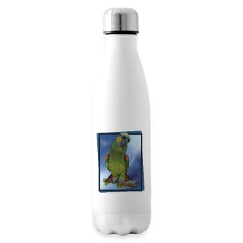 L’amazone à front bleu - Bouteille isotherme - blanc - Droite