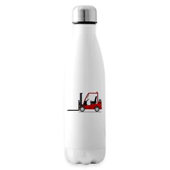 Stapler Gabelstabler Rot - Isolierflasche - Weiß - Rechts