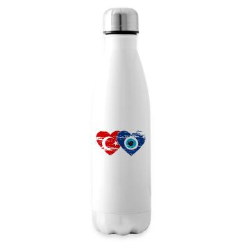 Türkei Nazarperle Herz used - Isolierflasche - Weiß - Rechts