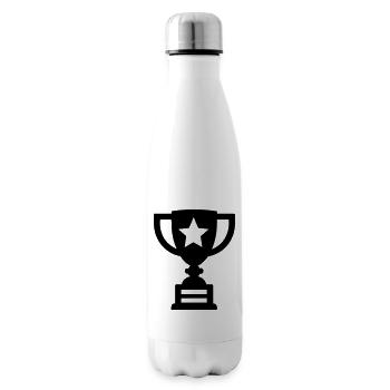 trophée - Bouteille isotherme - blanc - Droite