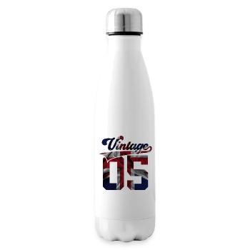 21ST BIRTHDAY UK VINTAGE 2005 - Insulated Water Bottle - white - Right