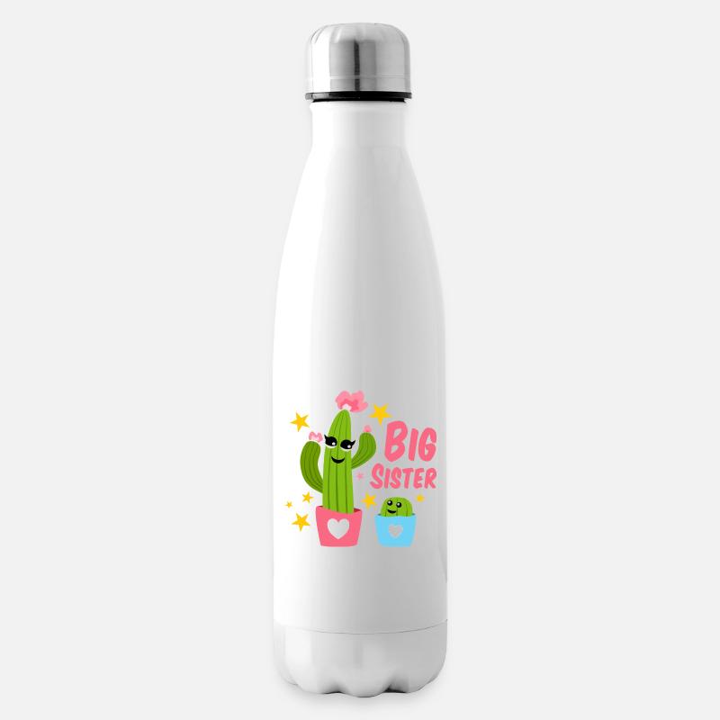 Große Schwester - Isolierflasche - Weiß