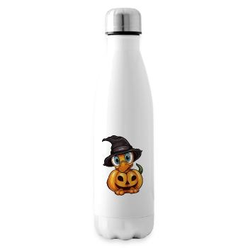 Vintage Duck Pumpkin Lazy Halloween Party Costume - Bouteille isotherme - blanc - Droite