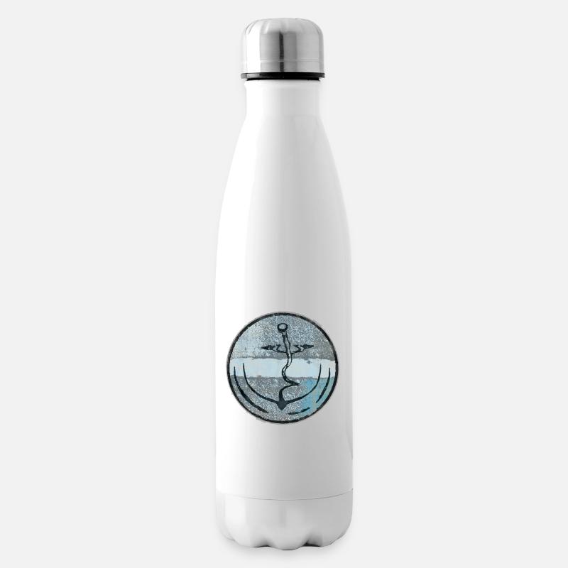 Anker - Isolierflasche - Weiß