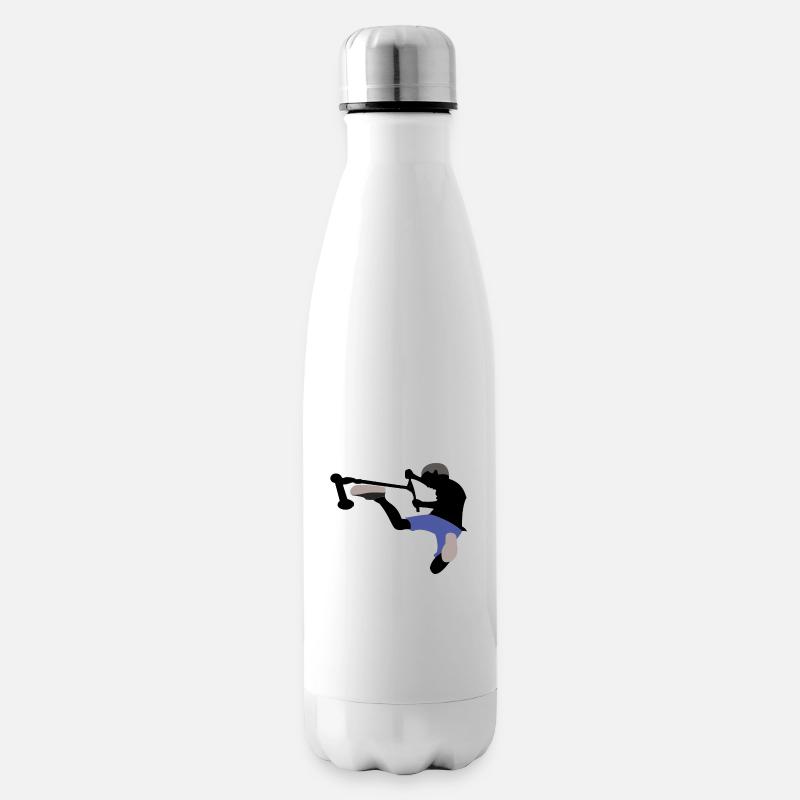 Scooter freestyle - Bouteille isotherme - blanc