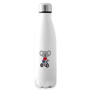 KOALA - FAHRRAD - TIER - TIERISCH - SPORT - Isolierflasche - Weiß - Rechts