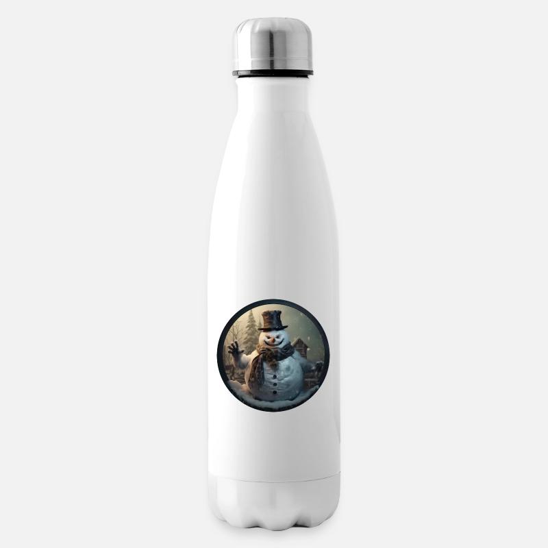 Snowman - Bouteille isotherme - blanc