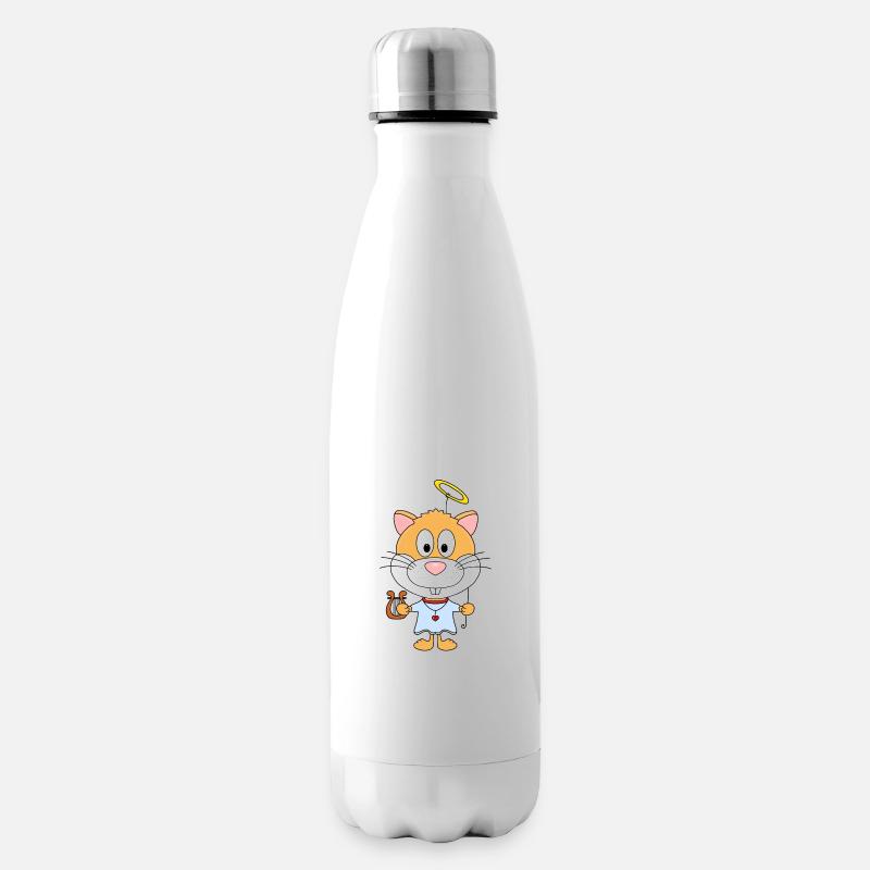 ENGEL - HAMSTER - TIER - TIERISCH - Isolierflasche - Weiß