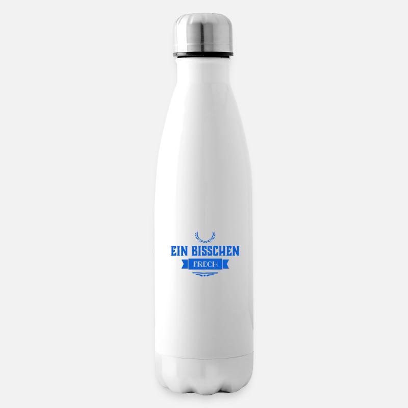 manchmal bin ich frech - Isolierflasche - Weiß