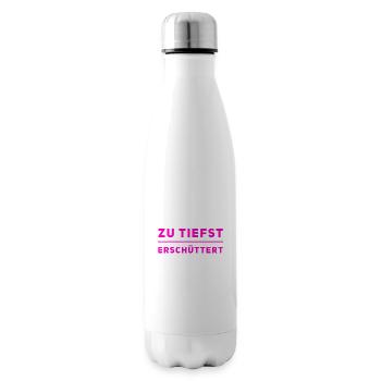 das hat mich tief getroffen - Isolierflasche - Weiß - Rechts