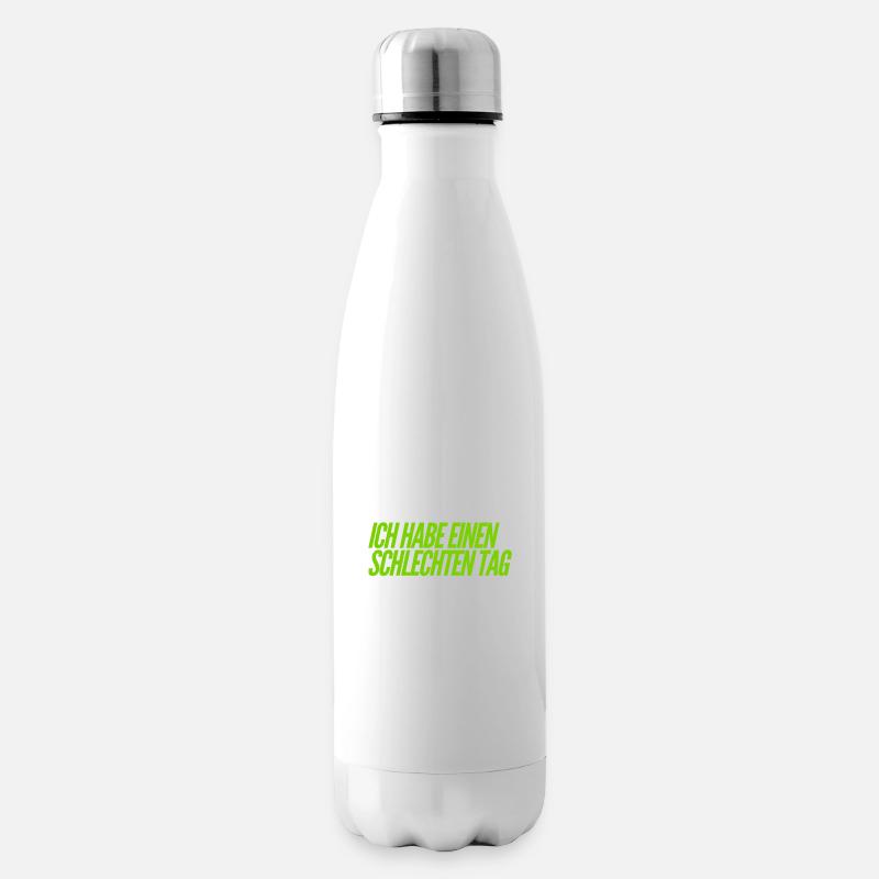 miese Stimmung - Isolierflasche - Weiß
