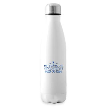 da lag ich falsch - Isolierflasche - Weiß - Rechts