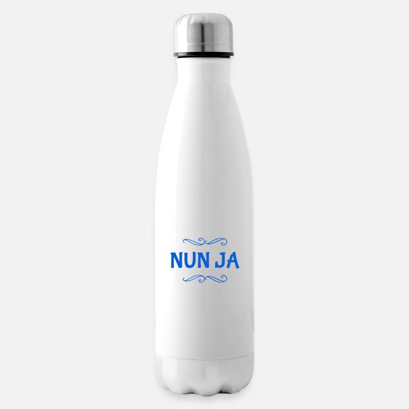 was soll ich sagen - Isolierflasche - Weiß