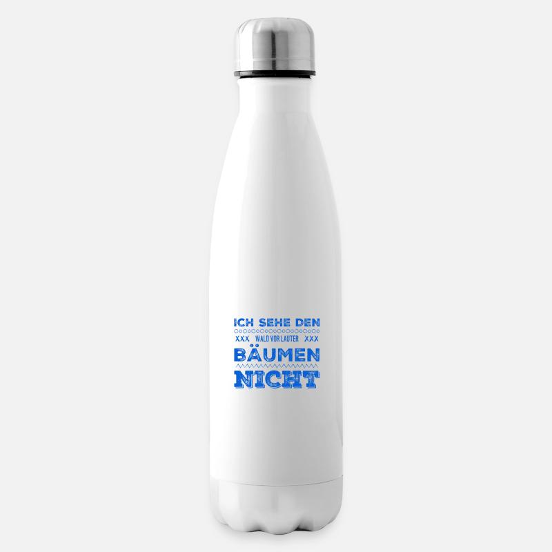 ich sehe schlecht - Isolierflasche - Weiß