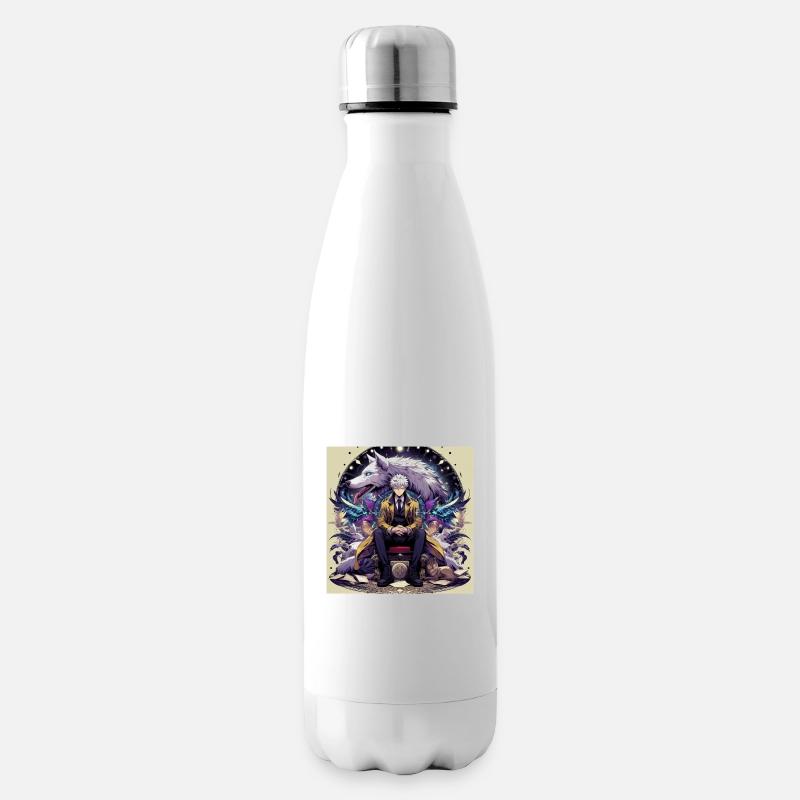 Entfessel deinen inneren Helden mit #manghulmerch! - Isolierflasche - Weiß