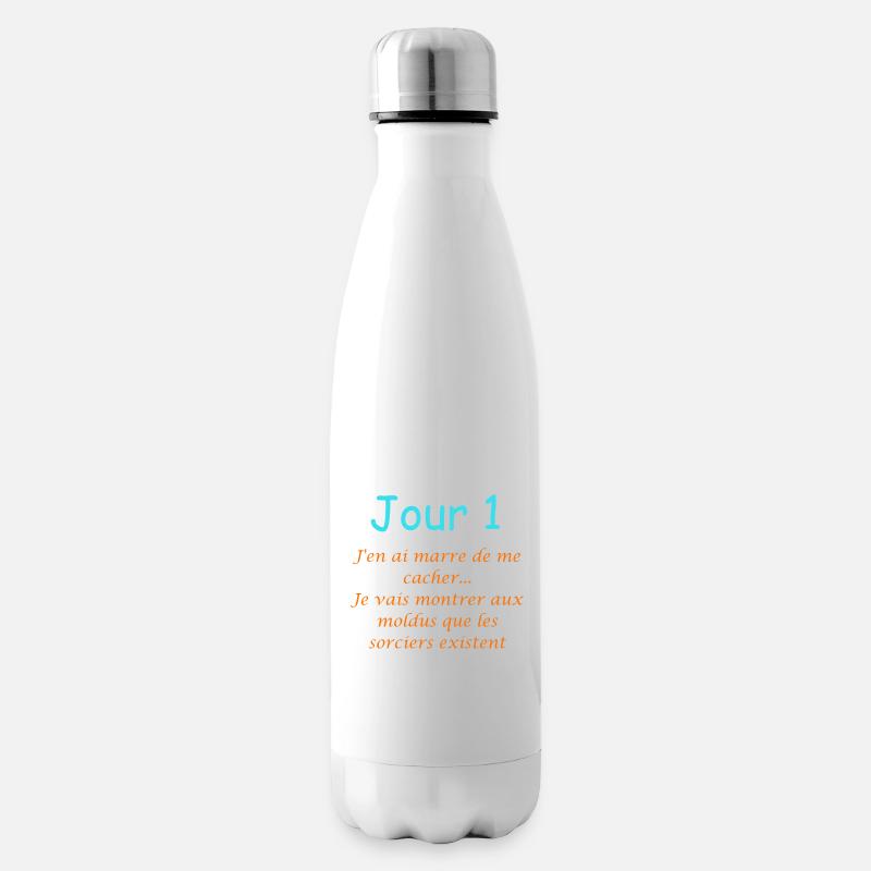 Tag 1: Es gibt Zauberer - Isolierflasche - Weiß