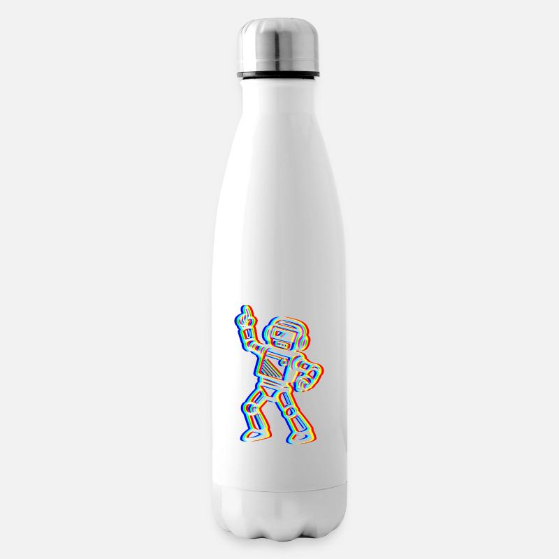 Bot Glitch – Ton Rythme! - Bouteille isotherme - blanc