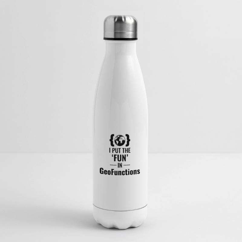 GeoFunctions GIS Programming Developer Fun Insulated Water Bottle