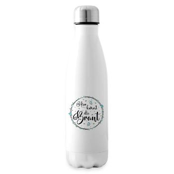 Junggesellinnenabschied JGA Hier kommt die Braut - Isolierflasche - Weiß - Rechts