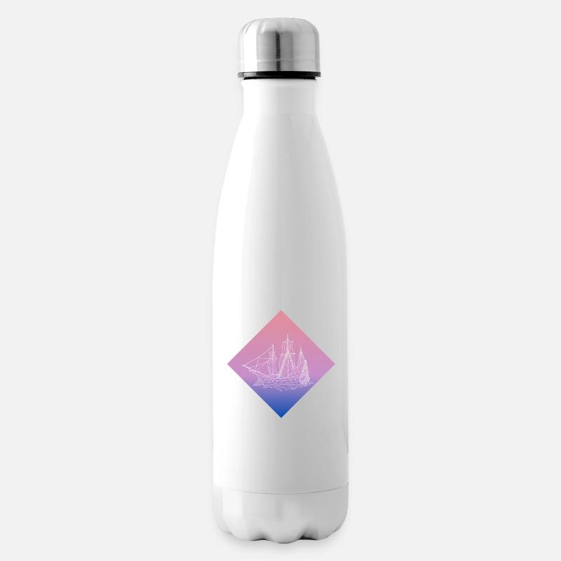 Schiff - Isolierflasche - Weiß