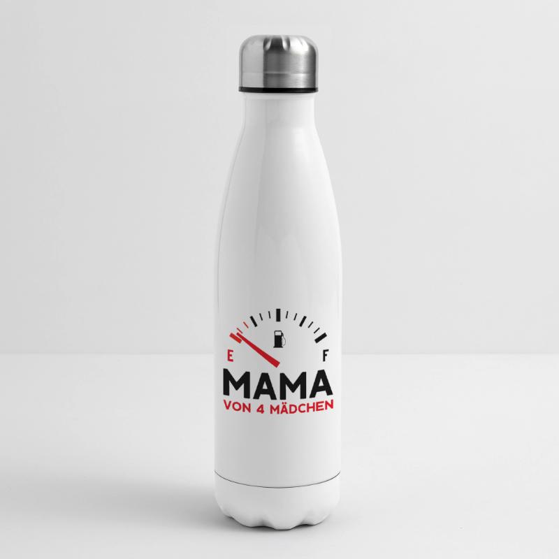 MAMA 4 TÖCHTER MUTTERTAG MUTTER VIER MÄDCHEN Isolierflasche