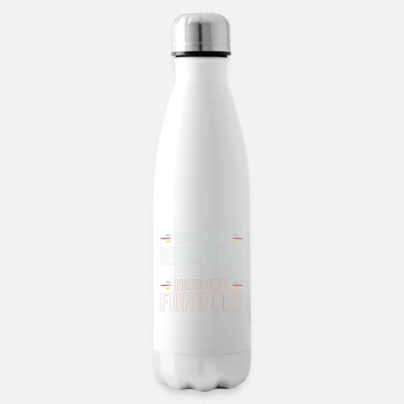 When I'm right nobody remembers, when I'm wrong... - Insulated Water Bottle - white