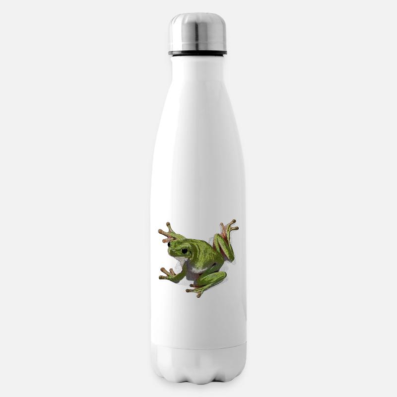 Weißer Laubfrosch - Isolierflasche - Weiß