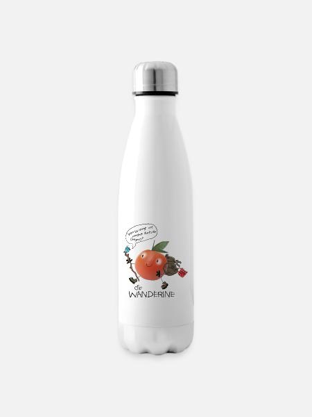Wanderine auf Wanderschaft - Isolierflasche - Weiß