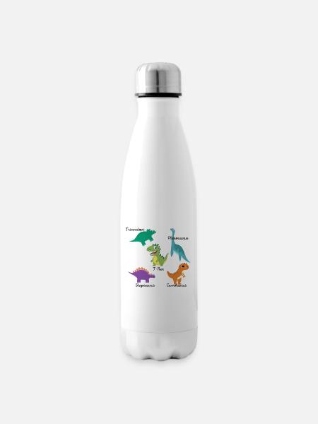 Dinos - Isolierflasche - Weiß